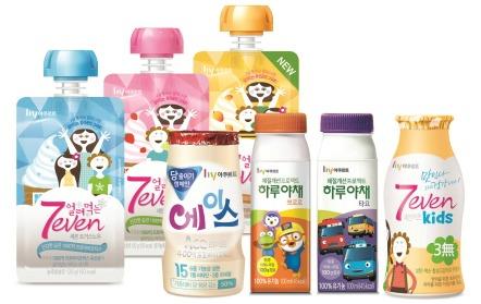 한국야쿠르트, 발효유에서 과채음료까지 키즈 제품 다각화
