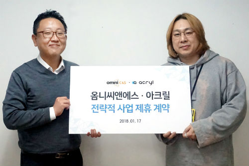 옴니씨앤에스·아크릴, 감성분석 AI 기반 심리상담 플랫폼 개발 MOU