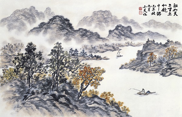 [1980~1993년]소천 김천두①‥시서화가 삼박자를 이룬 그림