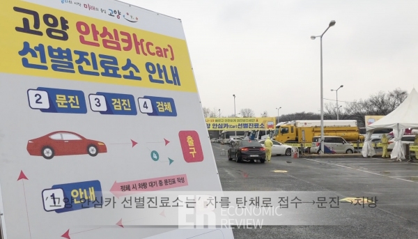 [ER 동영상] 코로나19 차에서 10분만에 검사 드라이브 스루 선별진료소
