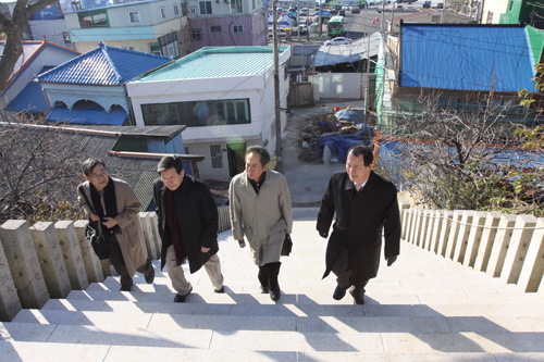 재일한국상의 최종태 명예회장 일행 구룡포 방문