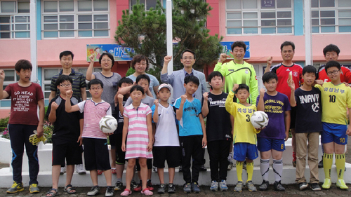 의성남부초 아버지와 함께 축구하는 날 행사