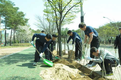 한국조폐공사 화폐본부, 진입로에 무궁화 길 조성