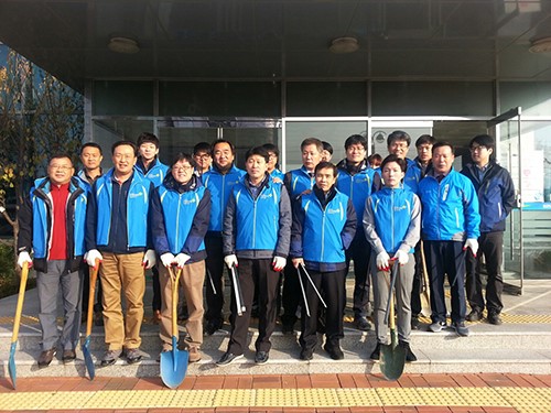 안전보건공단 경북북부지사, 청사 일대서 숲 가꾸기 행사