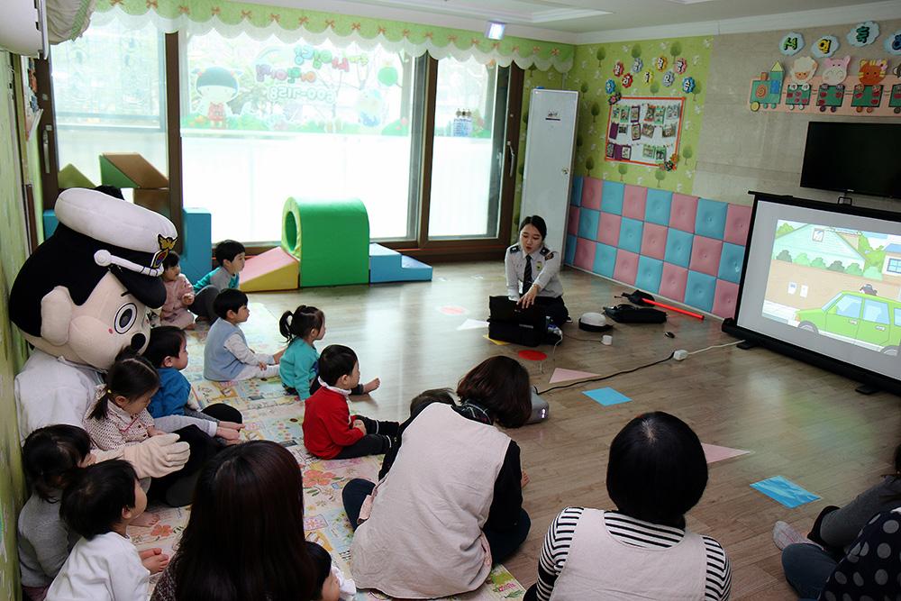 구미署, 어린이 교통안전교육 실시