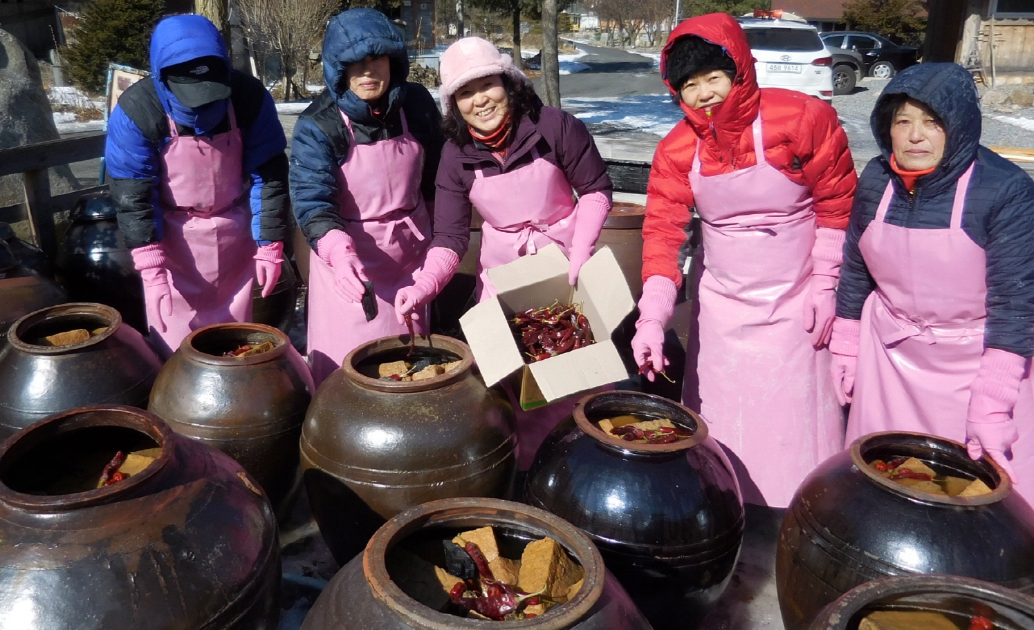 명품 콩 부석태 메주로 된장 담그기 행사