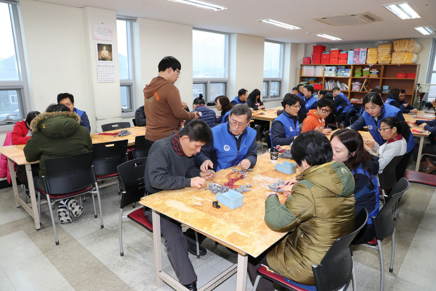 한국수력원자력, 경주 장애인 종합복지관서 봉사 활동