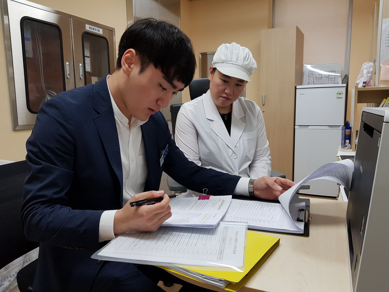 예천군, 친환경 학교급식 지원사업 지도 점검 나서