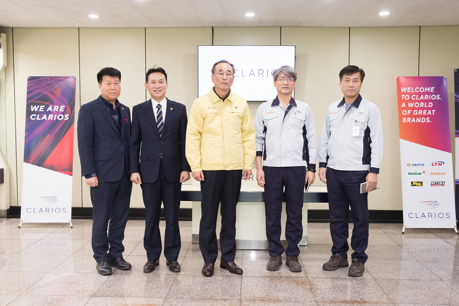 장세용 구미시장, 새해 첫 기업현장 (유)클라리오스 델코 방문