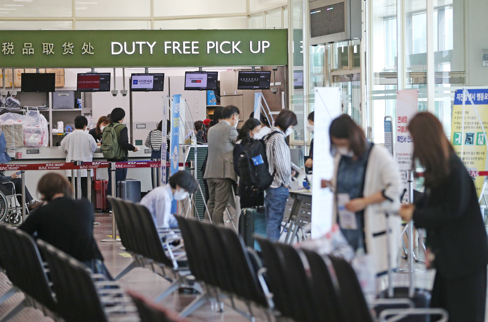 [르포] 대구공항 무착륙 국제관광비행 첫날…여행 가는 기분 만끽