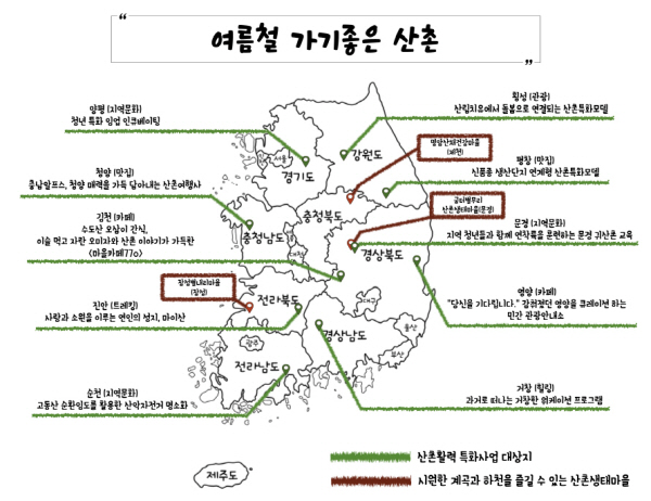 한국임업진흥원 나만의 자연 속 힐링 명소, 산촌을 알려주세요