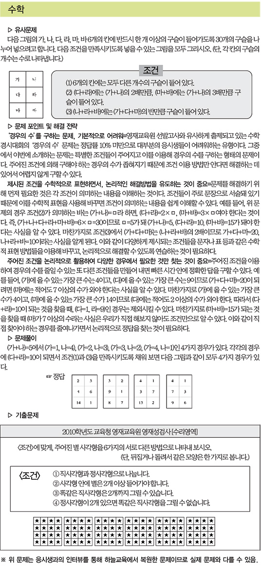 (주)하늘교육 교재연구소와 함께하는 영재 따라잡기