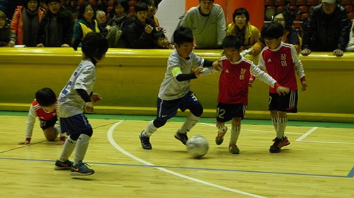도지사배 유아축구서 옹기장이.인도 우승