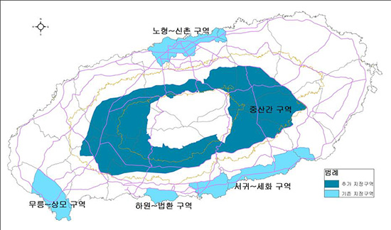 제주 중산간 일대 지하수 개발 원천 제한된다