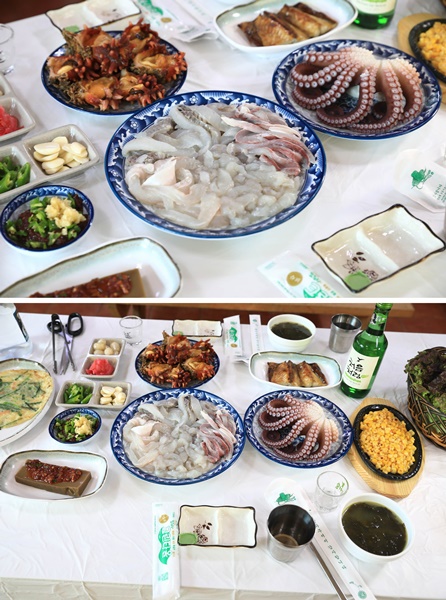 유튜버가 감탄한 신선한 횟감과 푸짐한 인심… 강릉 맛집 강릉수산시장횟집