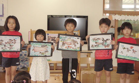 속초 산호유치원 미술교육