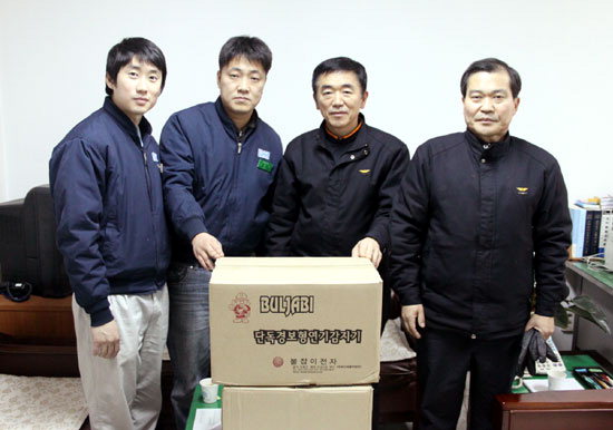원주 6개 기업 화재경보 감지기 기증
