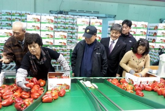 농협 재경 강원동인회 양구 농산물산지유통센터 견학