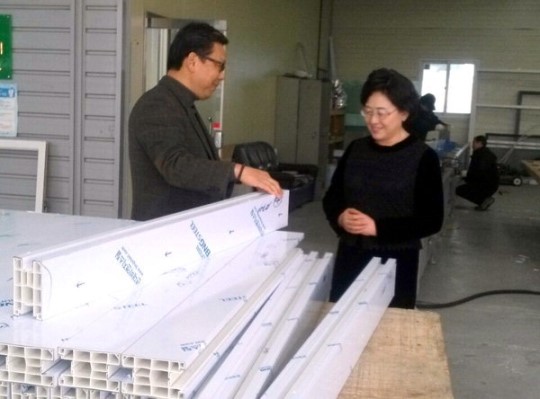 염광희 강원조달청장 원주 영남유리 방문