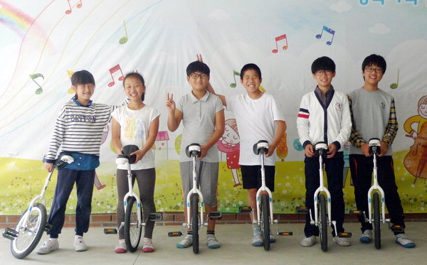 [학교가 행복해요] 양구 비봉초 외발자전거 동아리