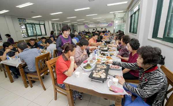[고성]고성 환경종사자 점심 대접