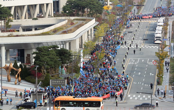 수산업 종사자 정부세종청사 집결