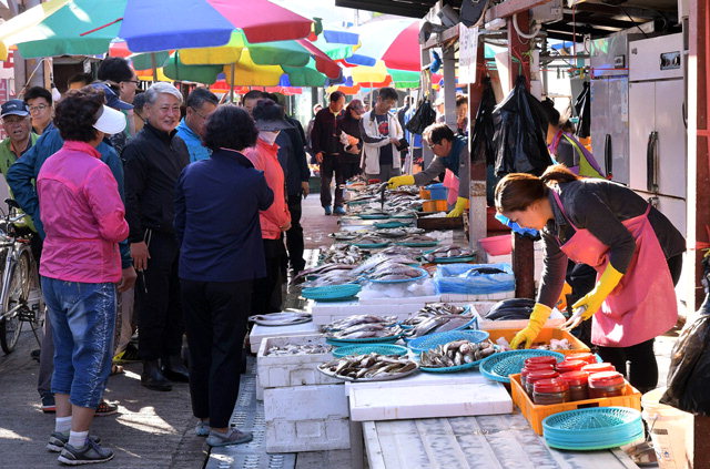 [삼척]김양호 삼척시장 어판장·시장 방문