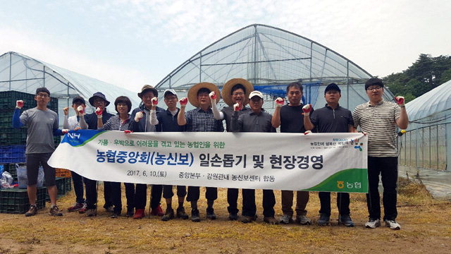 [원주]농협중앙회·농신보 원주 보증센터 농촌 돕기