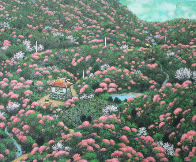 [이광택의 그림 에세이 붓으로 그리는 이상향] 14. 내 마 음속 공부방