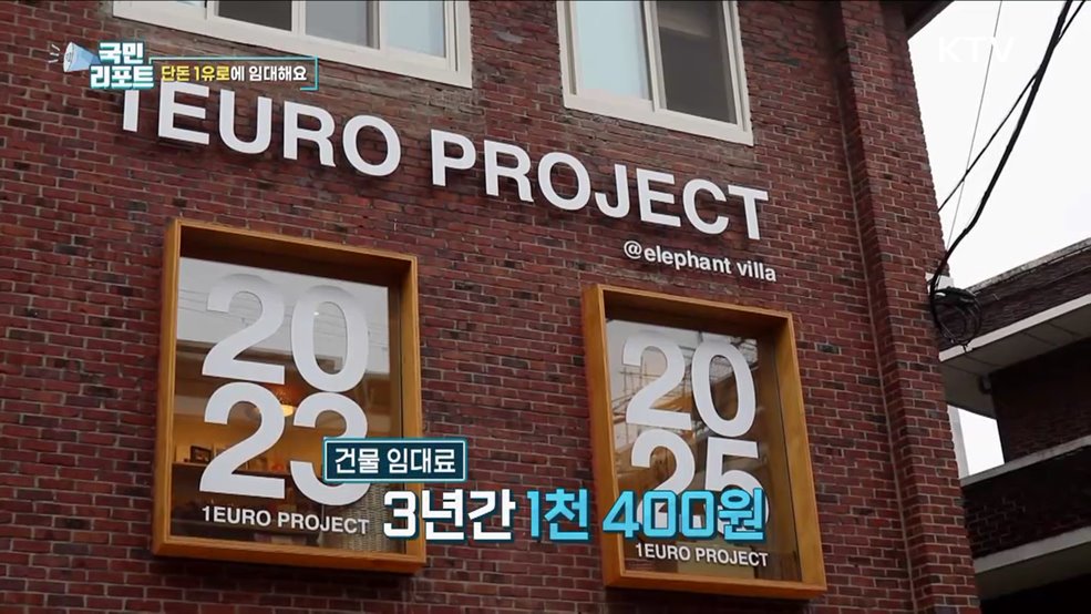 낙후된 도시 살려요, 1유로 프로젝트 호응