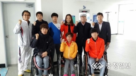 충북장애인수영실업팀 실력 발휘