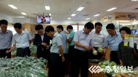 청주시의회, 로컬푸드 직거래 장터 견학