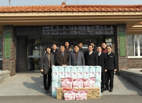 충남소방본부장, 설맞이 사회복지시설 위문