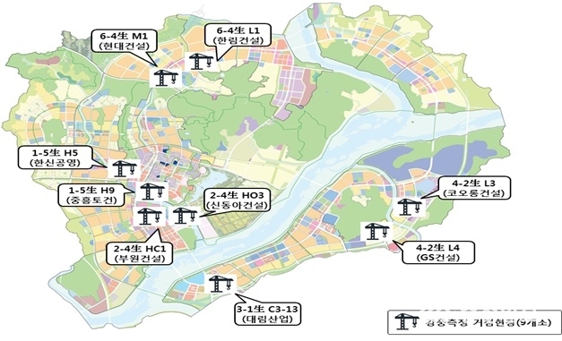 행복청, 타워크레인 실시간 강풍 모니터링시스템 구축