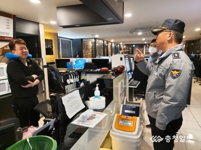 보은署, 교육지원청과 합동으로   감염증 대응 특별 교외 생활지도