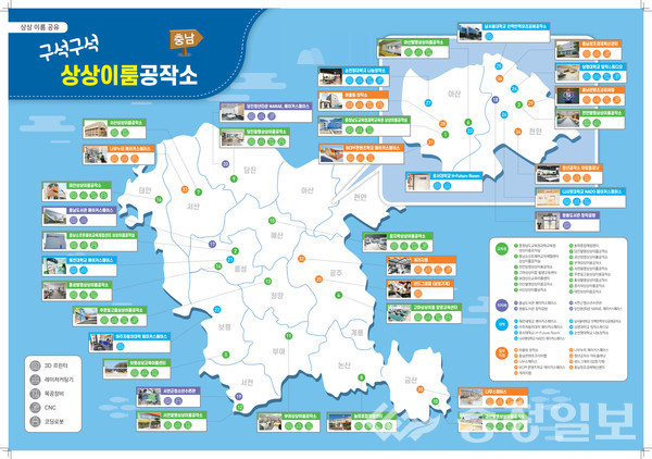 충남 36곳 상상이룸공작소 자원지도 만들어