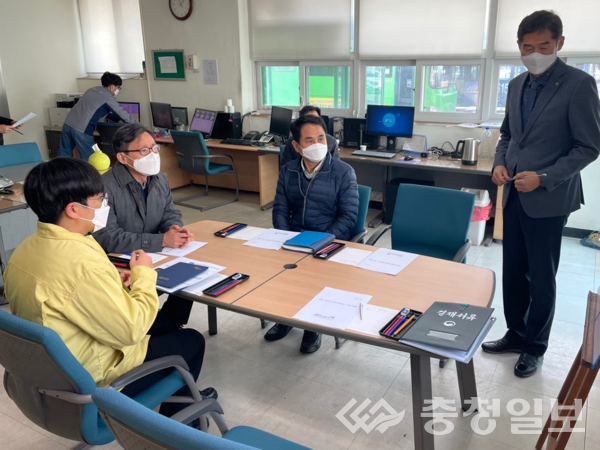박하준 금강환경청장, 수소충전소 구축 예정 부지 현장 방문