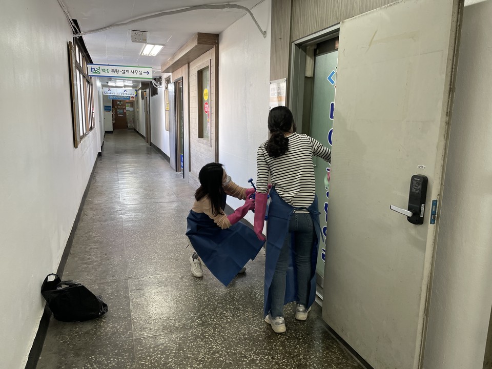 증평군, 직업소개소 방역 완료