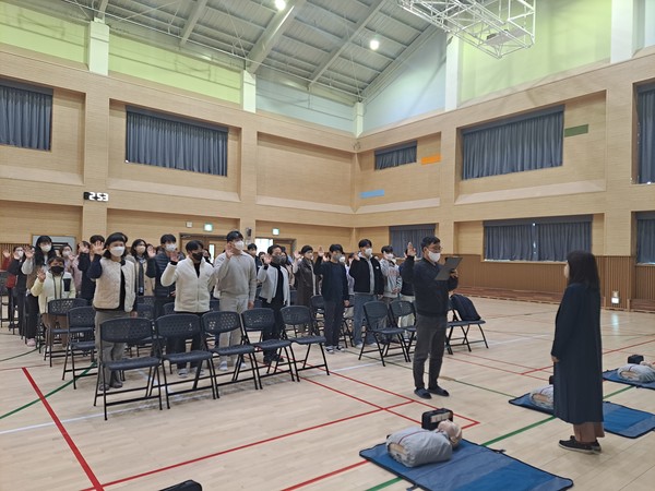 예산꿈빛학교 전 교직원, 안전한 학교 만들기 다짐대회 실시