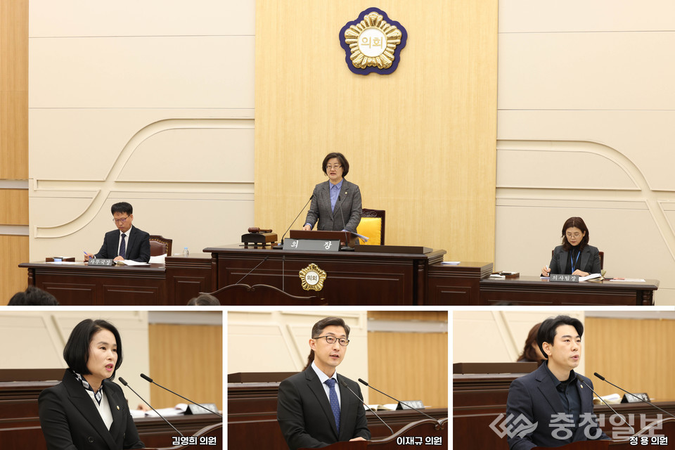 동구의회 김영희·이재규·정용 의원, 구정 현안 송곳 질문
