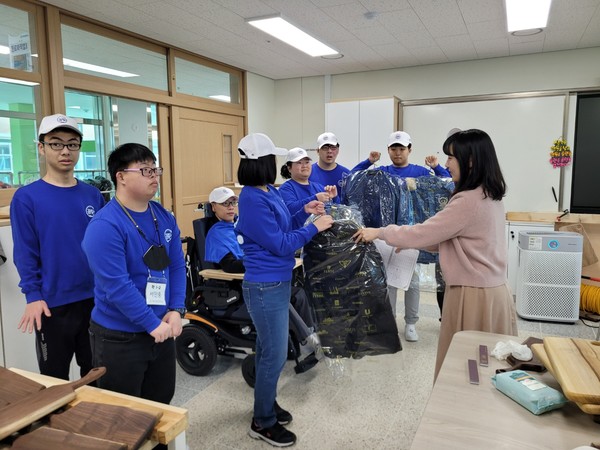 예산꿈빛학교, 꿈빛크린의 착한 행보
