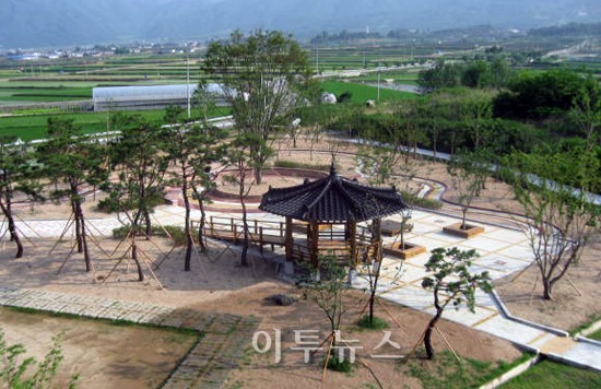 합천군립노인전문요양원 녹색공간 조성완료