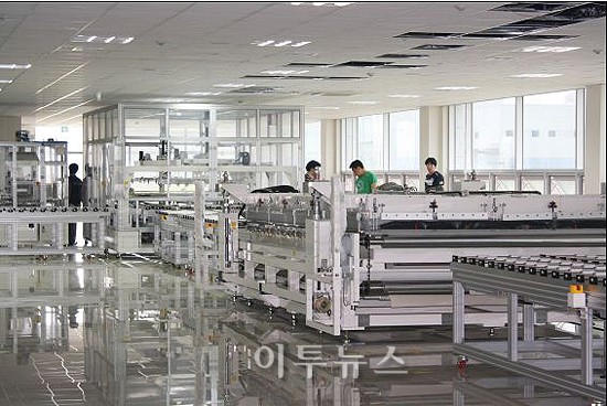 미리넷솔라, 대구광역시 30MW 모듈 라인 가동