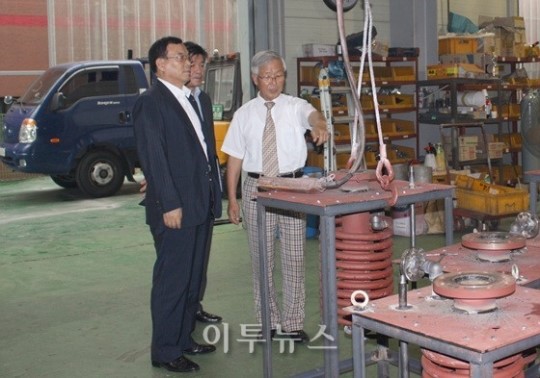 전대천 가스안전公 사장 특정설비 제조업소 점검