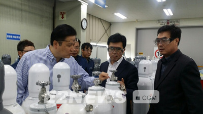가스안전公 충남본부, 특수가스 제조업체 실태점검