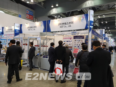 [HARFKO 2019] 엔에스브이, 소음진동 방지제품·소방내진제품 선봬