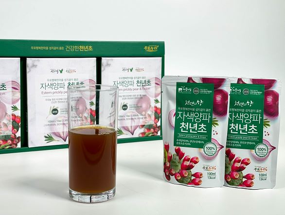 굿데이영농조합법인, 자색양파&천년초즙 선보여