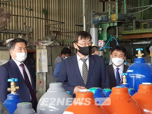임해종 가스안전공사 사장, LPG용기 재검사업체 실태점검