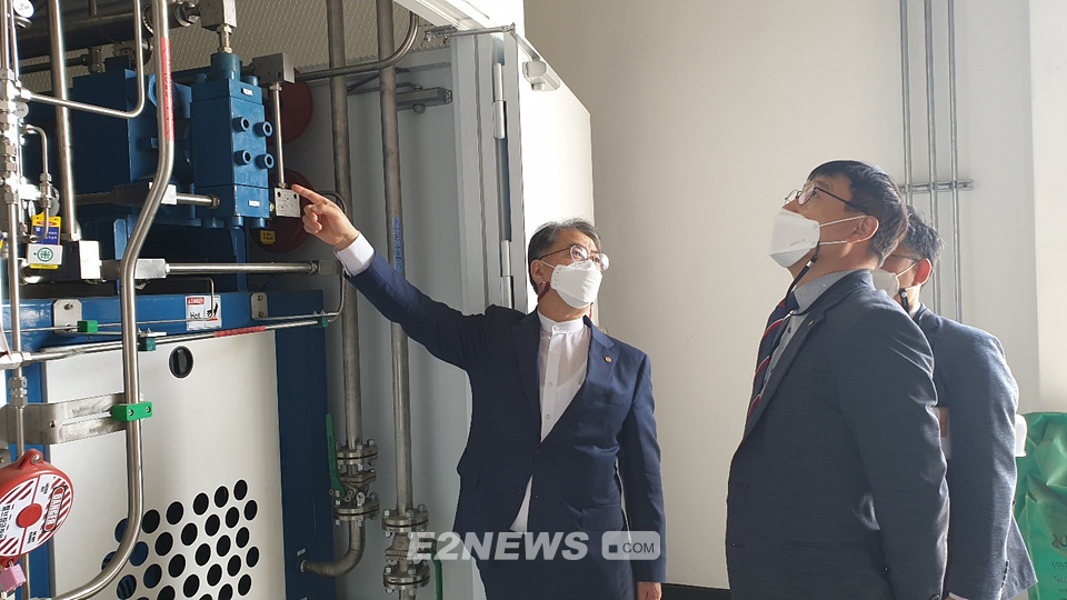 김광직 가스안전공사 상임감사, 광주 복합수소충전소 실태점검