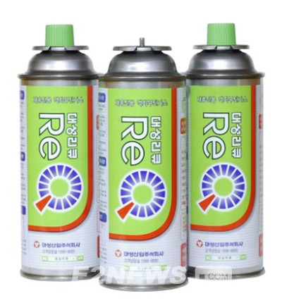 대성산업, 재충전용 부탄캔 대성리큐로 자원절약 행보